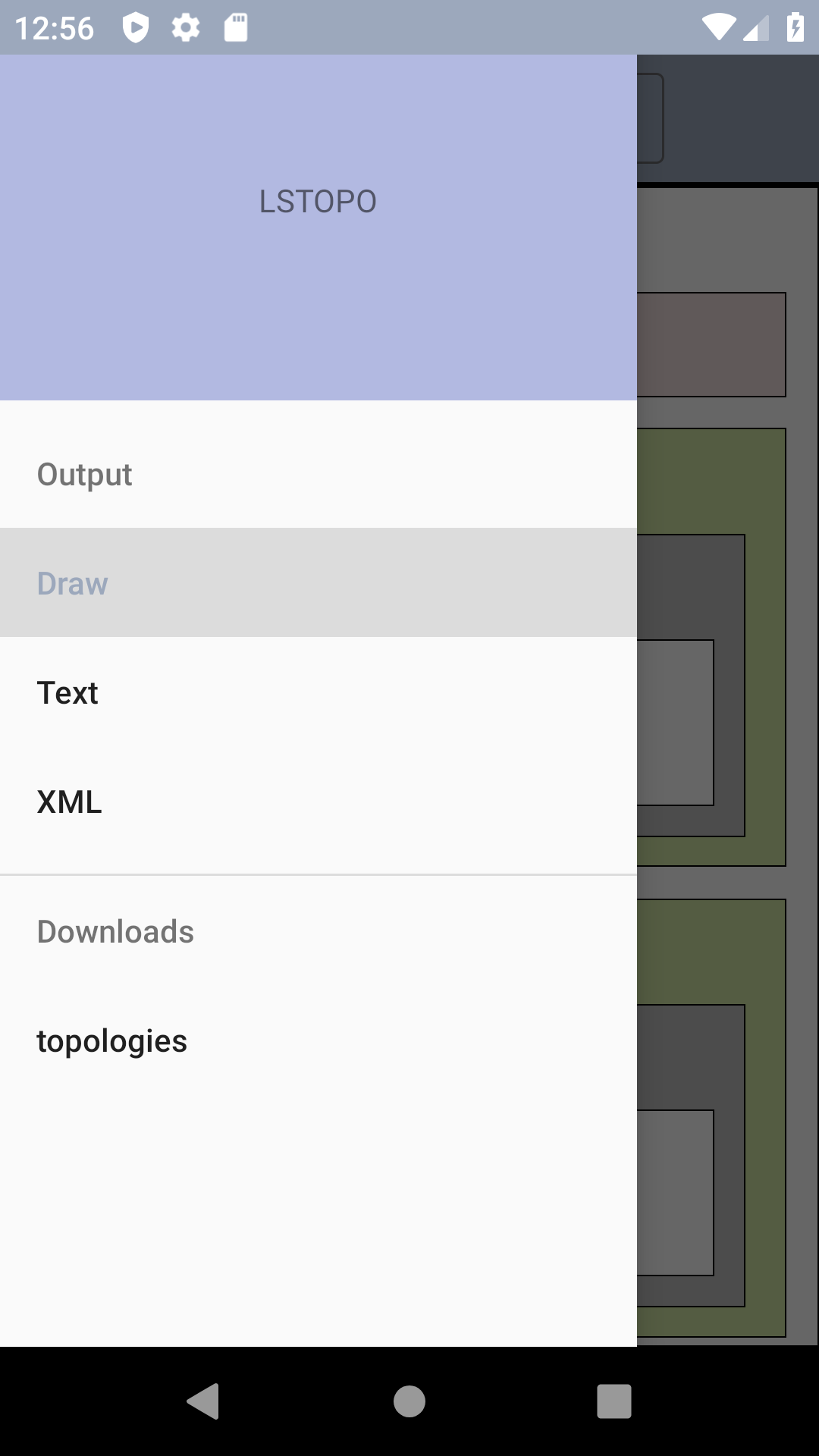 hwloc lstopo screenshot 2
