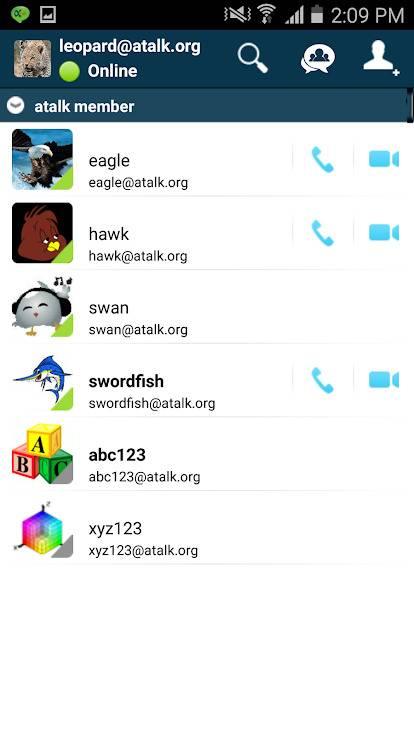 aTalk screenshot 1