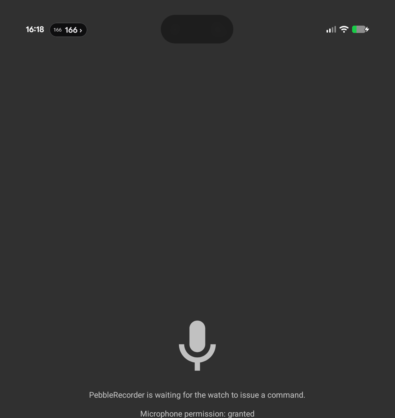 PebbleRecorder screenshot 1