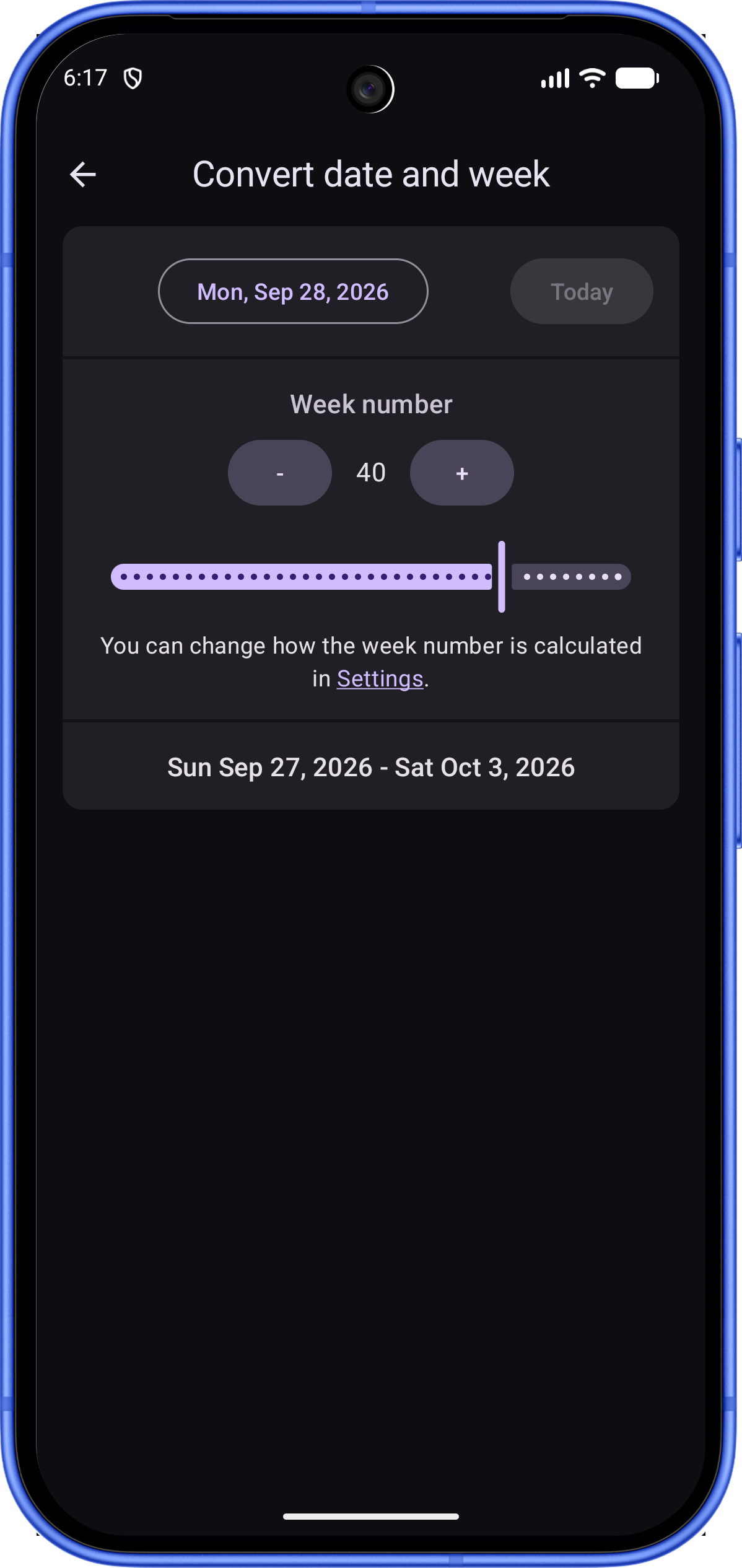 TKWeek screenshot 2