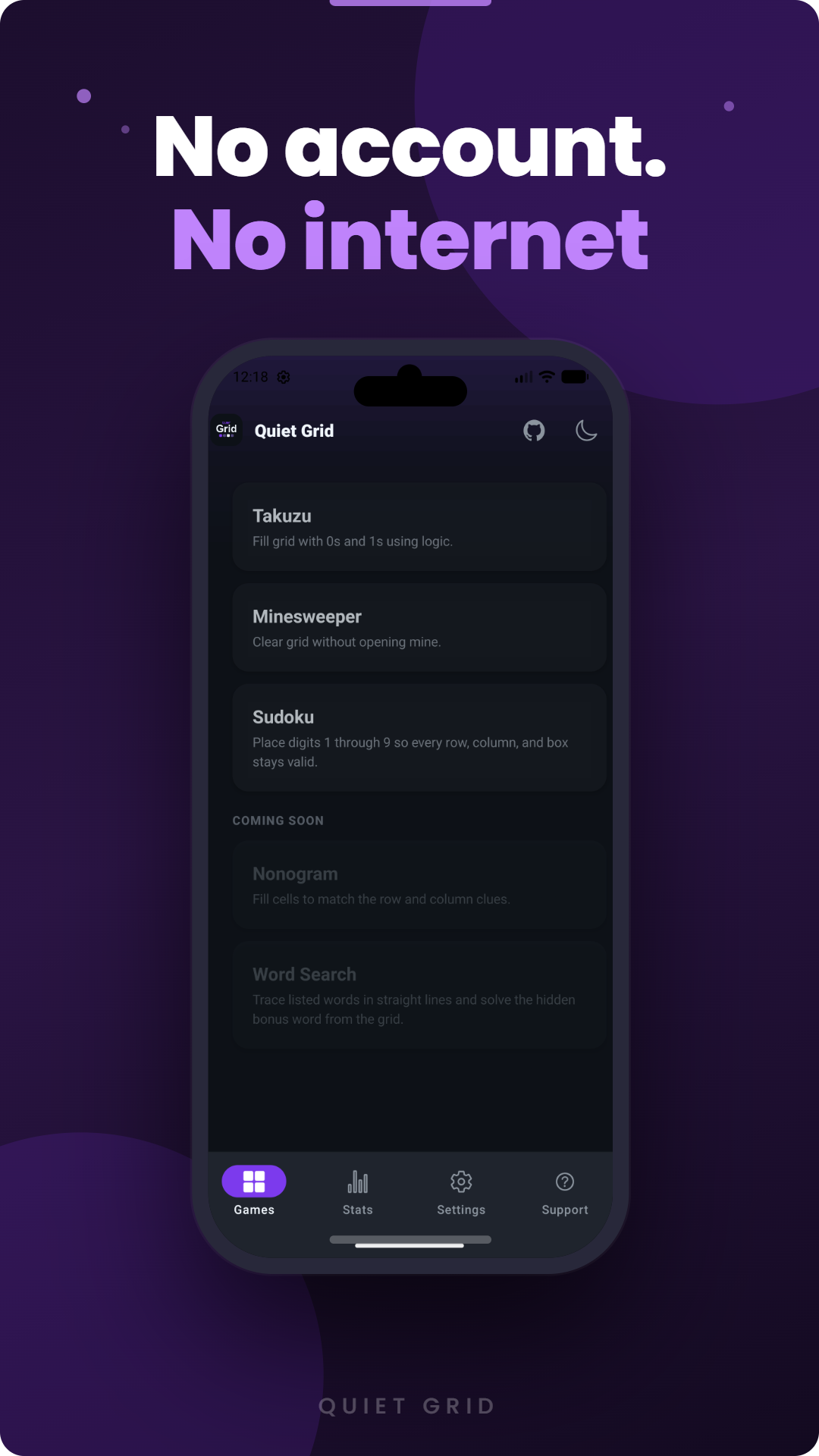 Quiet Grid screenshot 2