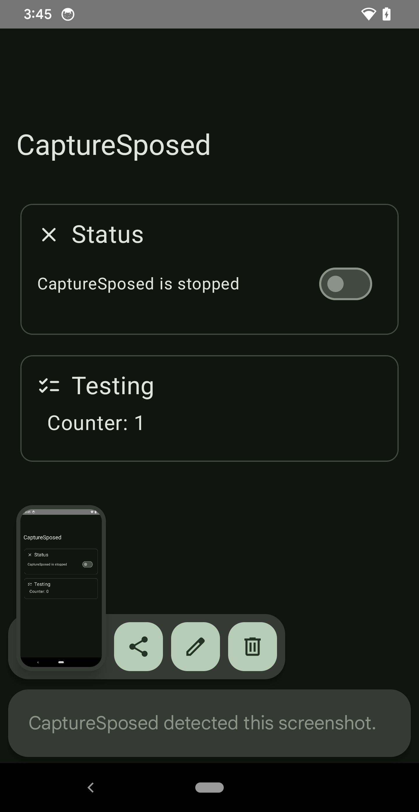 CaptureSposed screenshot 3