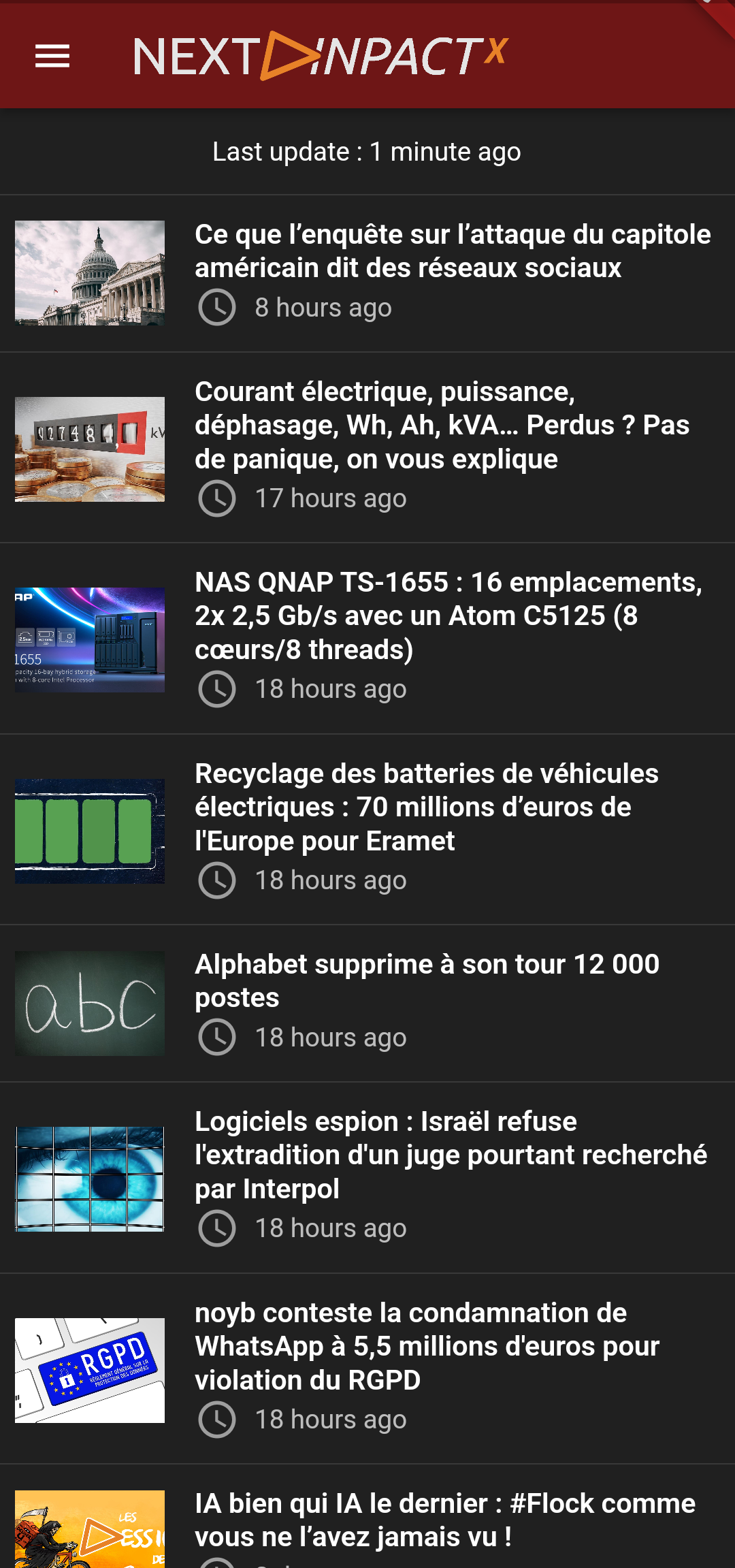 MobileInpact screenshot 1