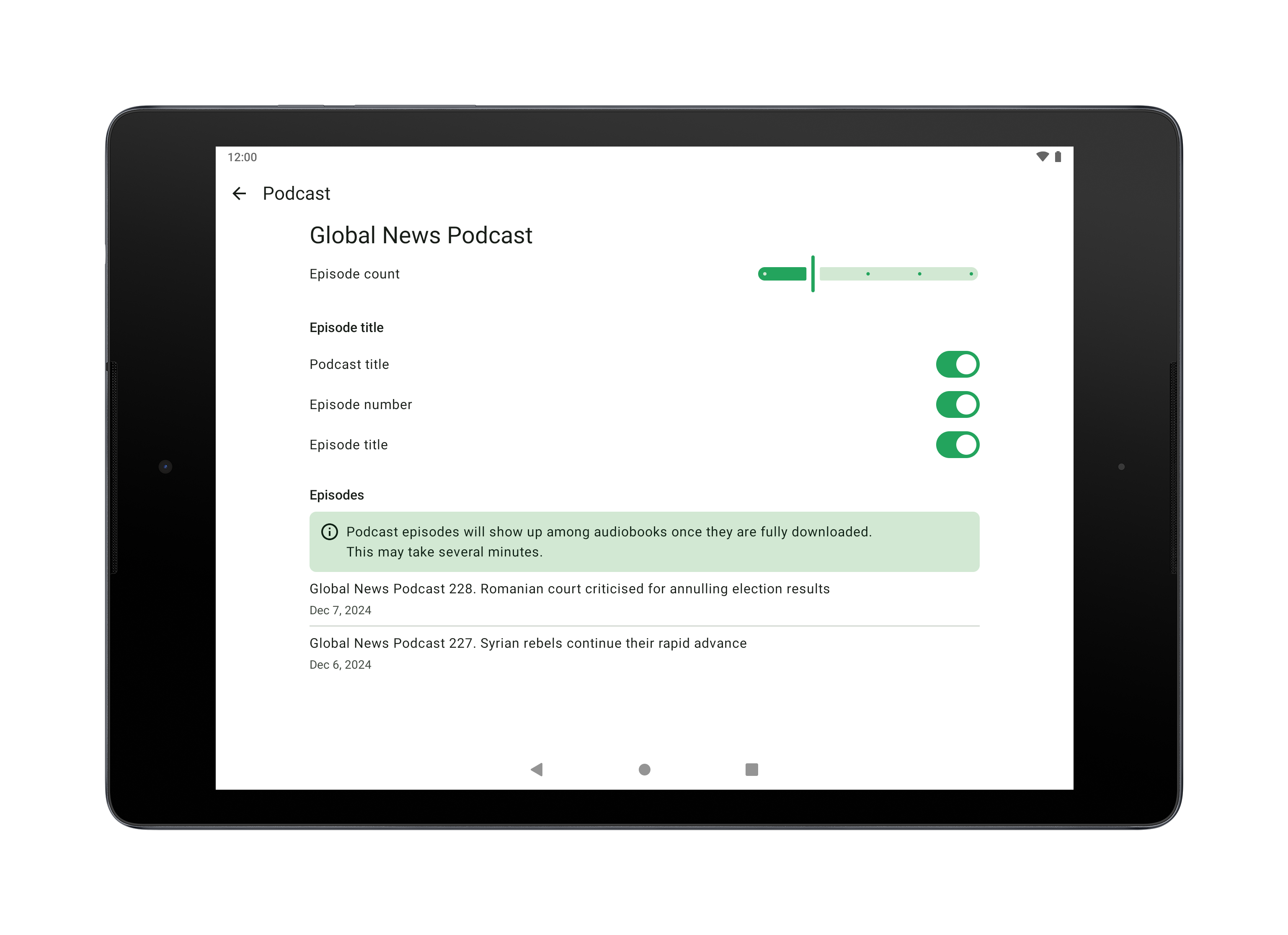 Homer Audio Player for Seniors screenshot 12