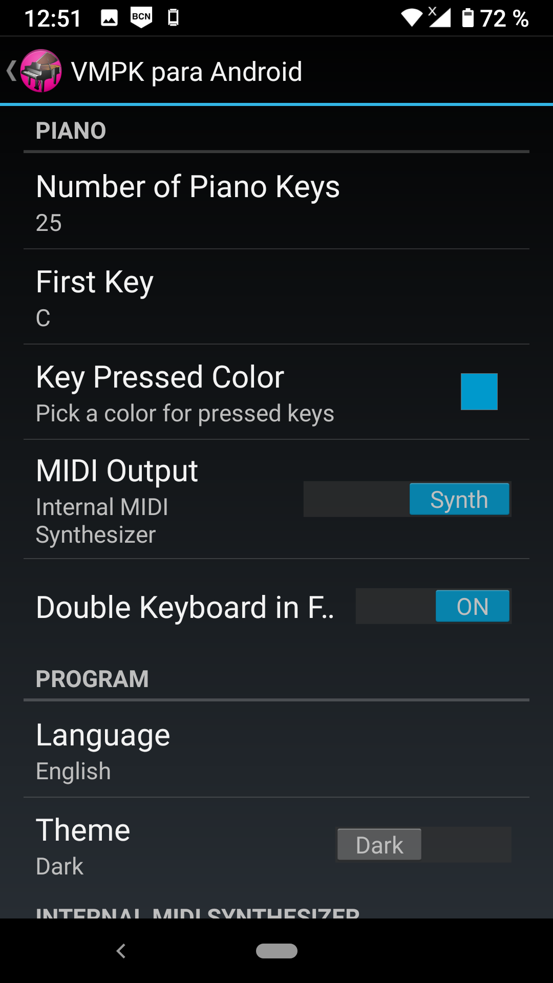 VMPK for Android screenshot 3