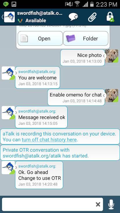 aTalk screenshot 5