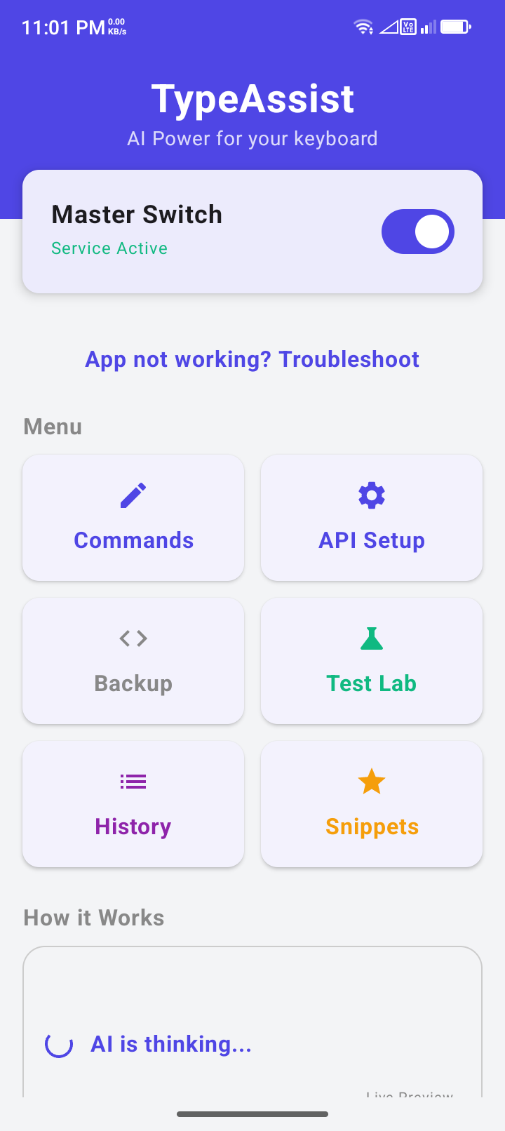 TypeAssist screenshot 2