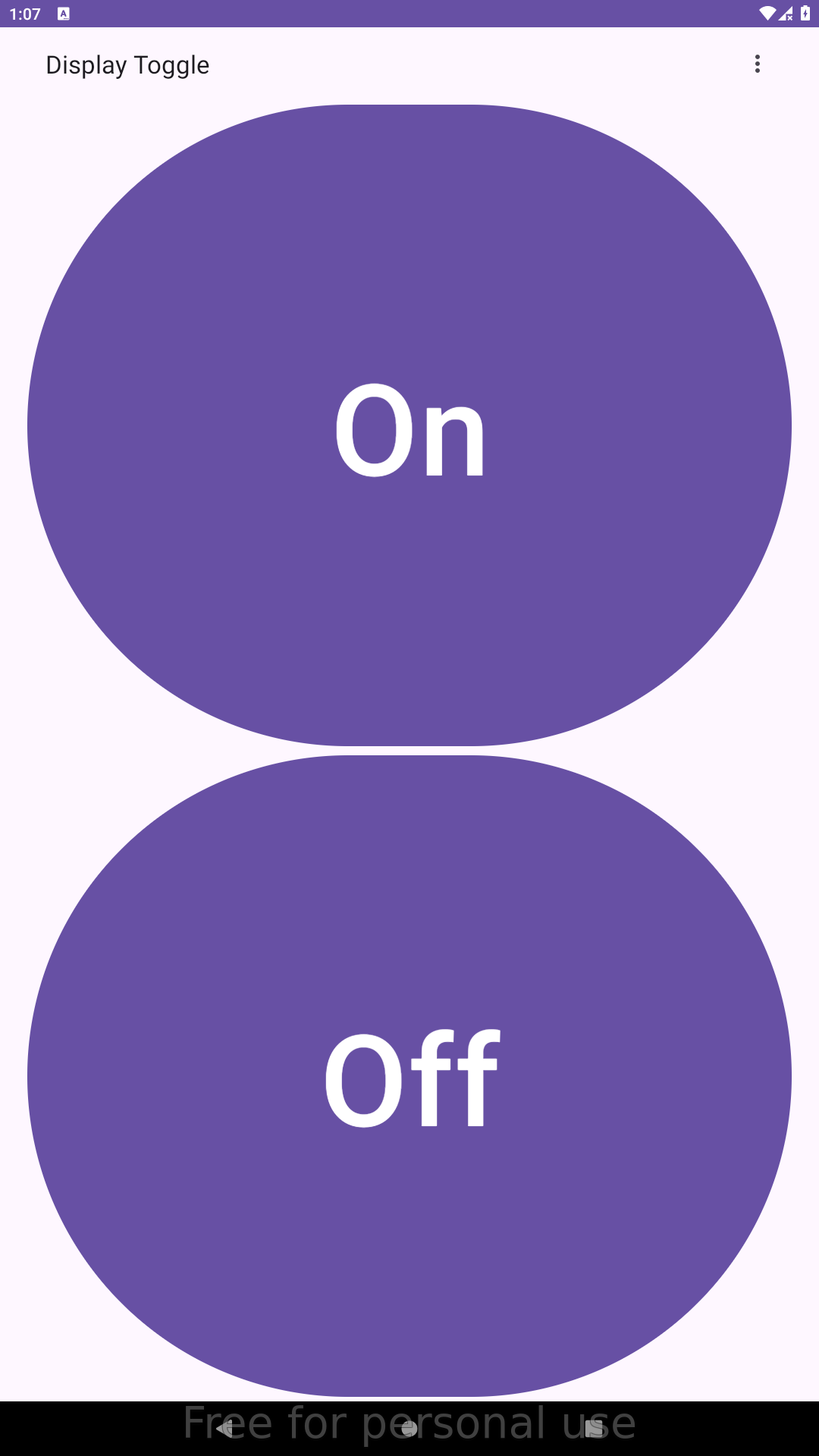 Display Toggle screenshot 1