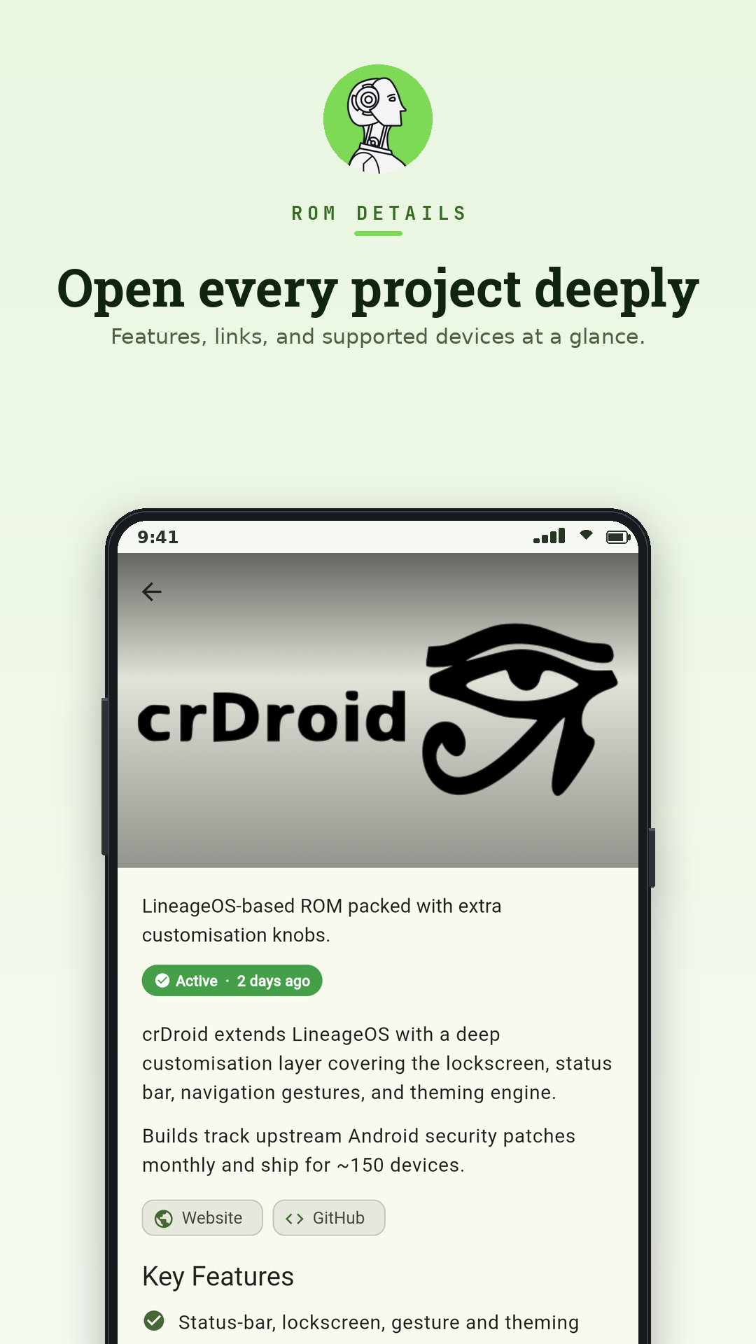 Custom RR: ROMs & Recovery screenshot 3