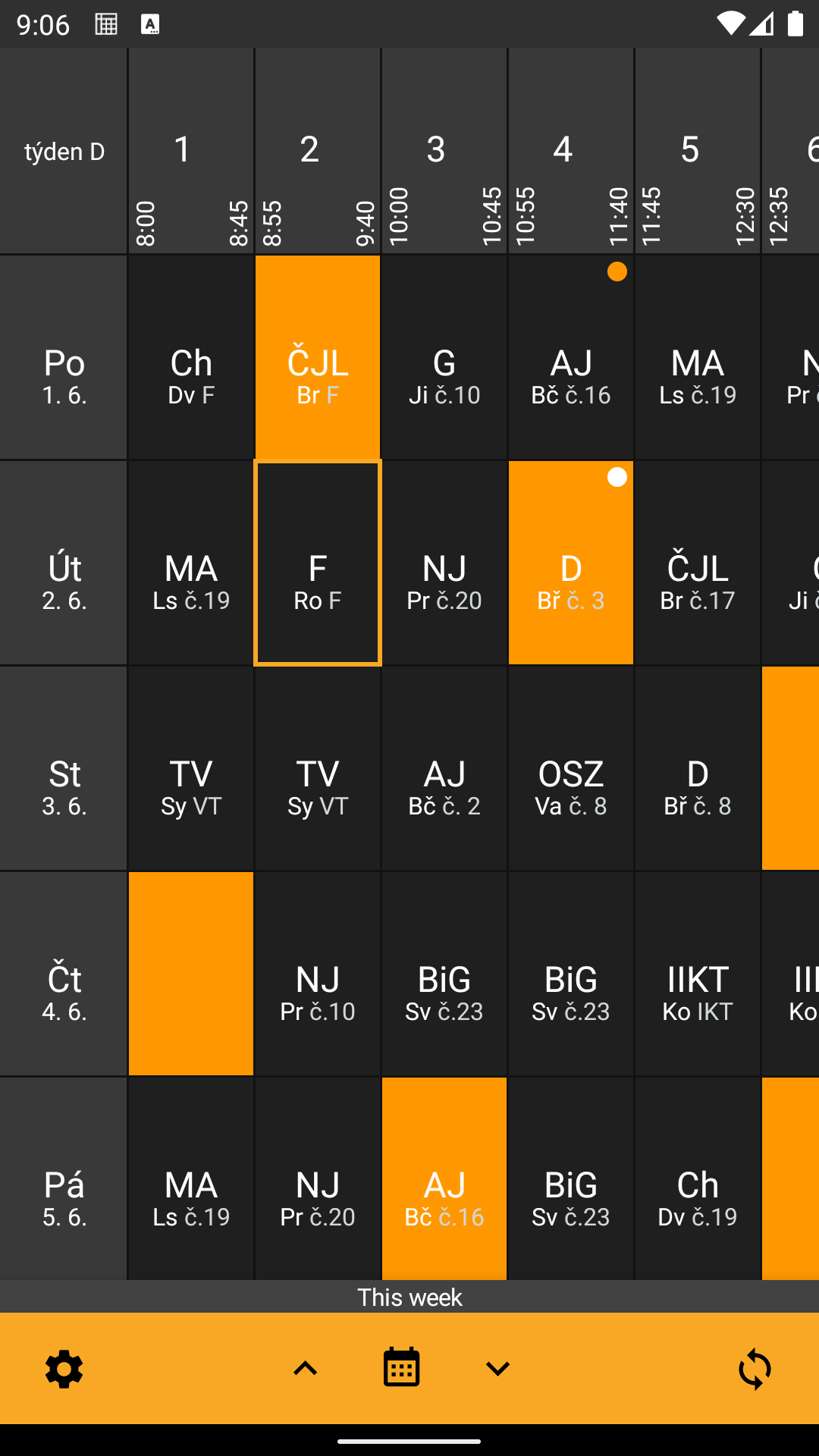 Better Schedule (Bakaláři) screenshot 4