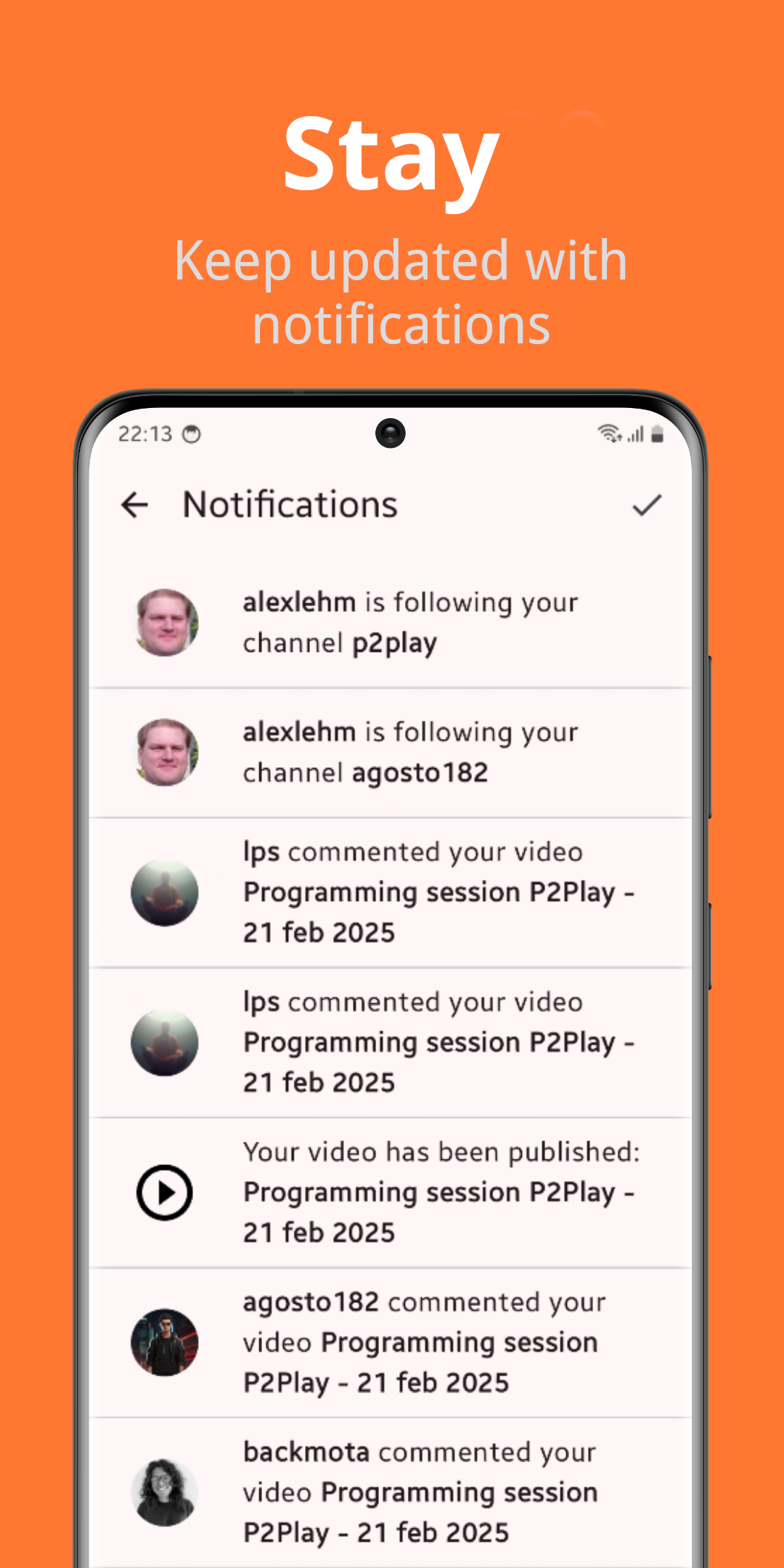 P2Play - Peertube client screenshot 5