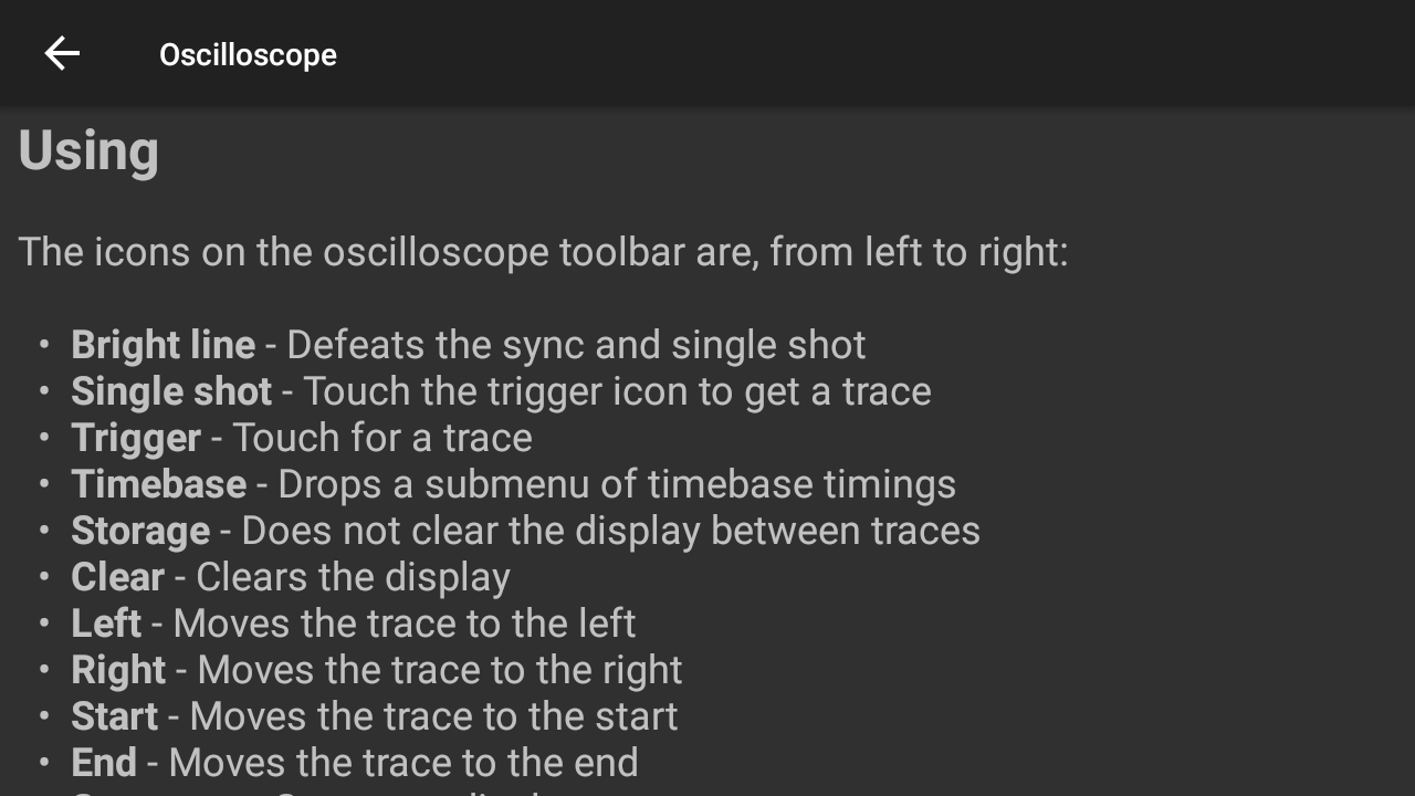 Oscilloscope screenshot 3