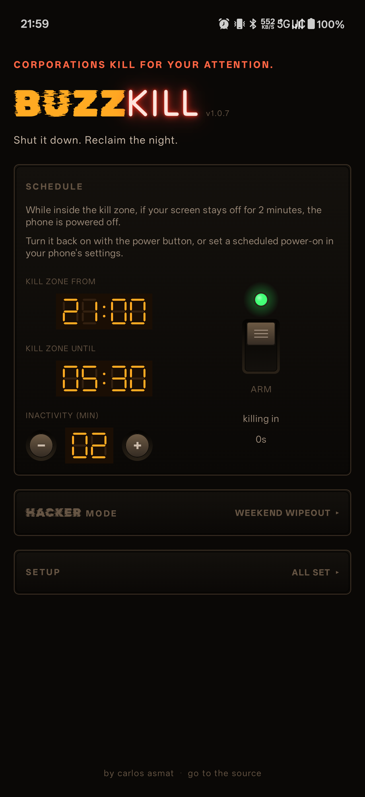 BuzzKill screenshot 1