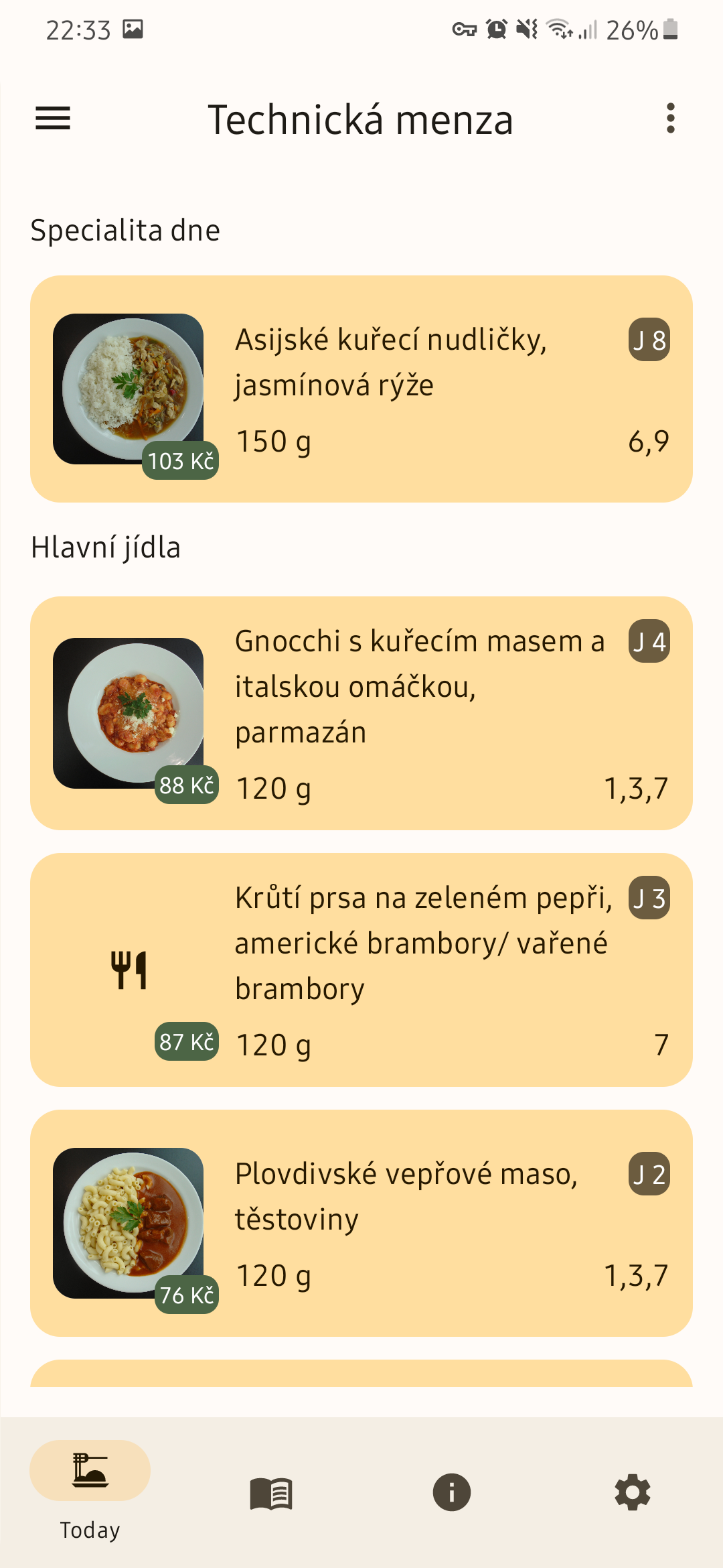 CTU Menza screenshot 1