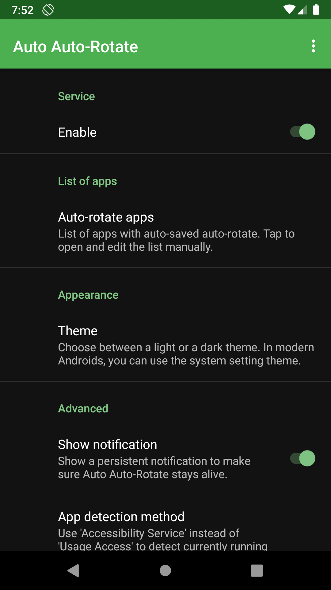 Auto Auto-Rotate screenshot 3