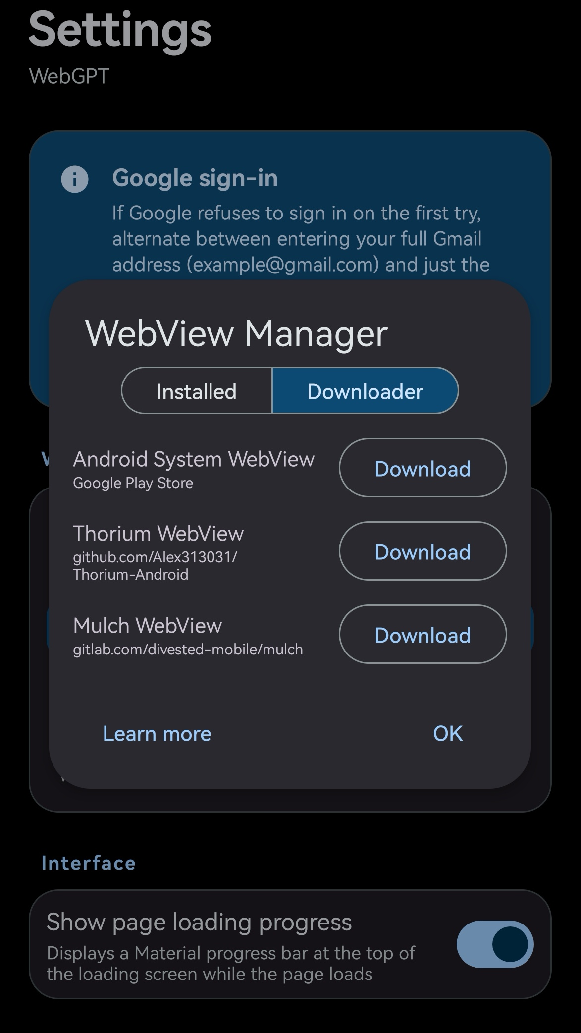 WebGPT screenshot 5