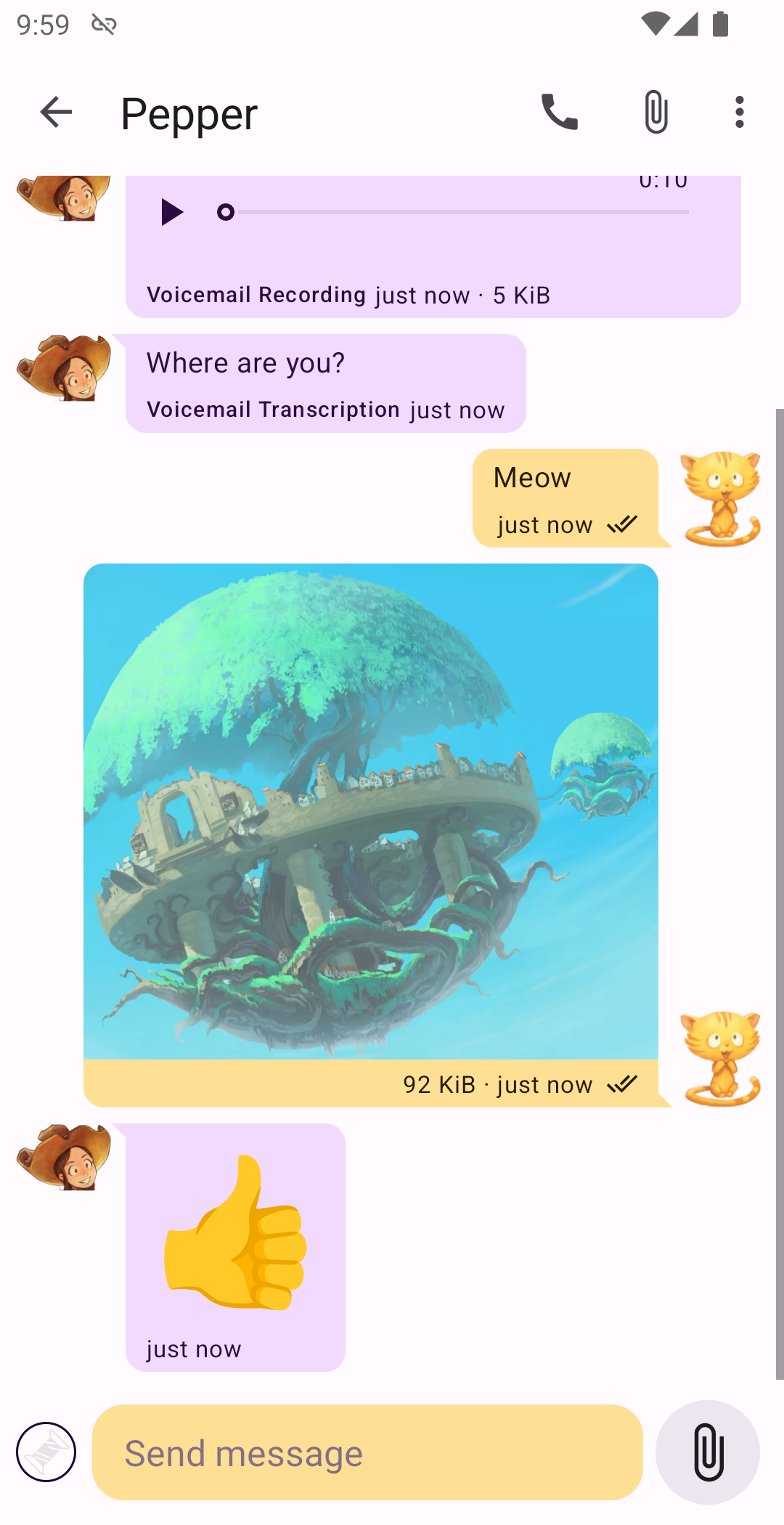 Cheogram screenshot 2