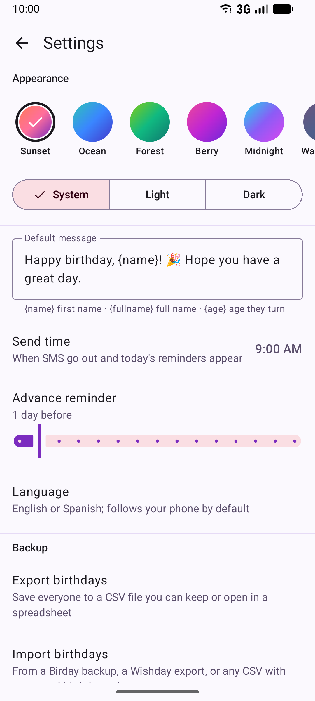 Wishday screenshot 4